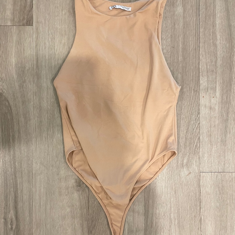 Beige bodysuit